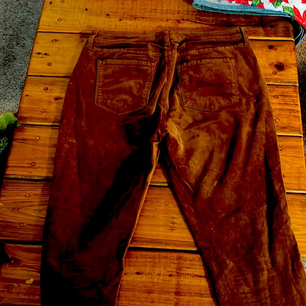 Rusty brown corduroy pants